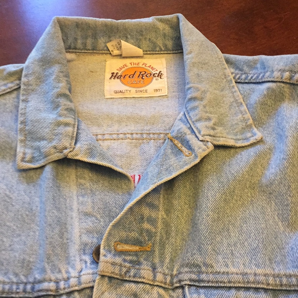 Planet Hollywood Blue Jean Jacket Honolulu